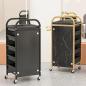Preview: 360HomeRollcontainer Friseurwagen Kosmetik Badregal Arbeitswagen Rollwagen